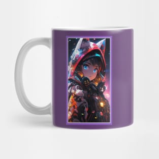 Anime Cute Cat Girl | Quality Anime Girl Artwork | Sci-Fi Manga Girl Anime Art Mug